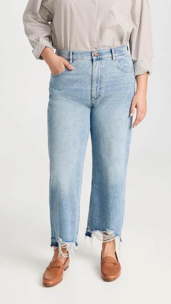 DL1961 Hepburn High Rise Wide Leg Jeans 7