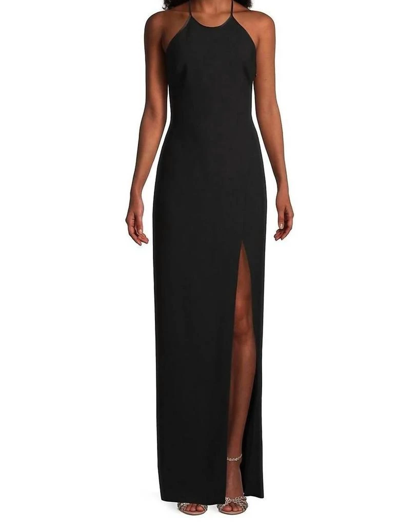 Likely Likely Richie Braided Back Gown In Black 1