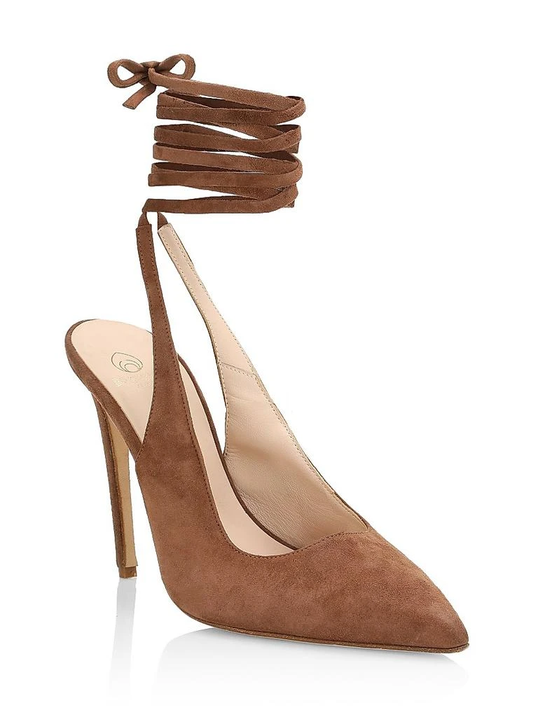 Brother Vellies Paloma Suede Ribbon Pumps 2