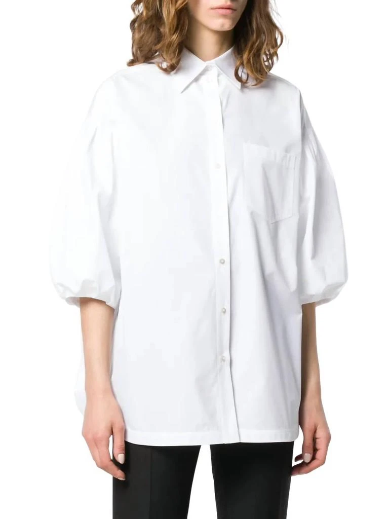 Valentino Valentino - Puff Sleeve Poplin Shirt 1