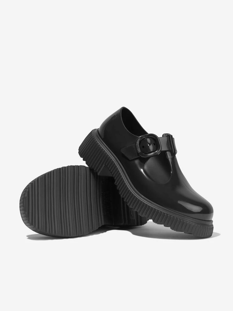 Mini Melissa Mini Melissa Girls Jackie T-Bar Jelly Shoes in Black 2