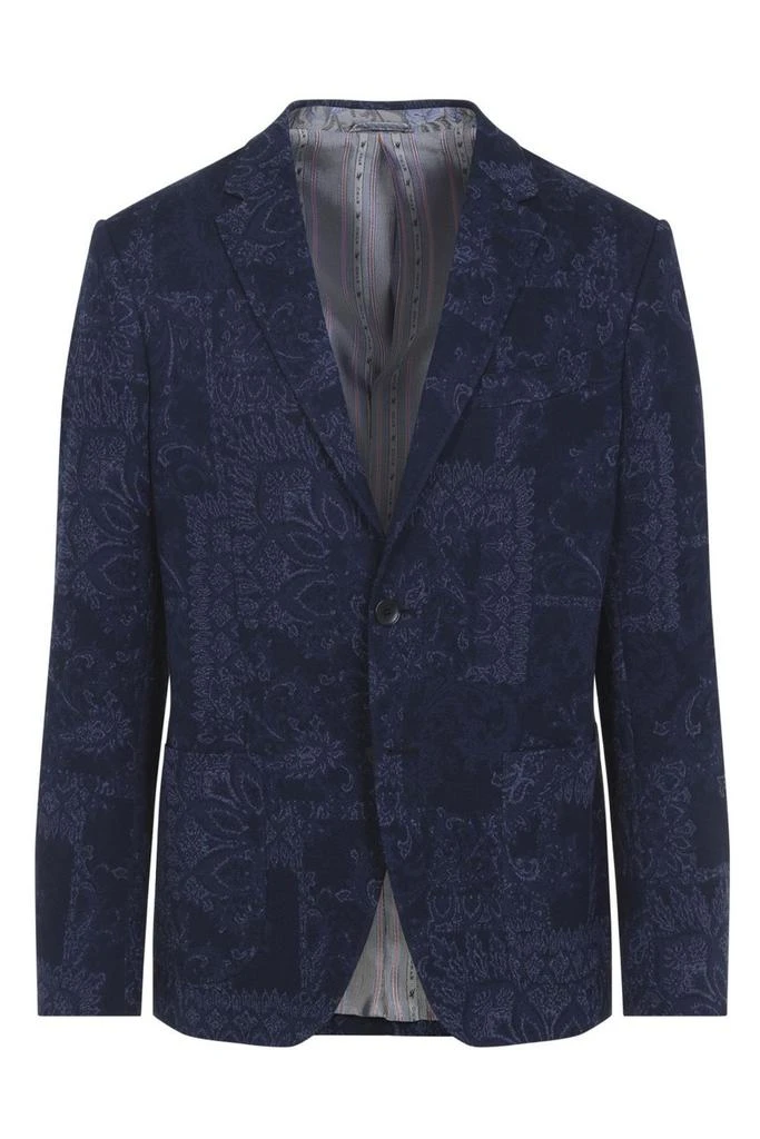ETRO Etro Single-Breasted Tailored Blazer from Cettire