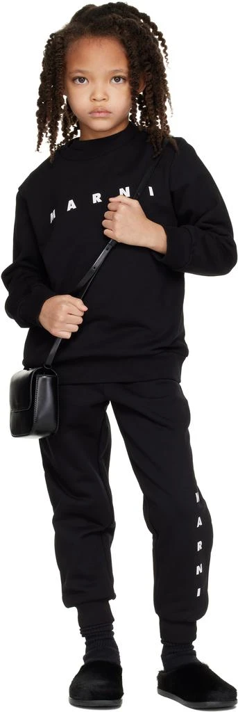 Marni Kids Black Cotton Sweatshirt 4