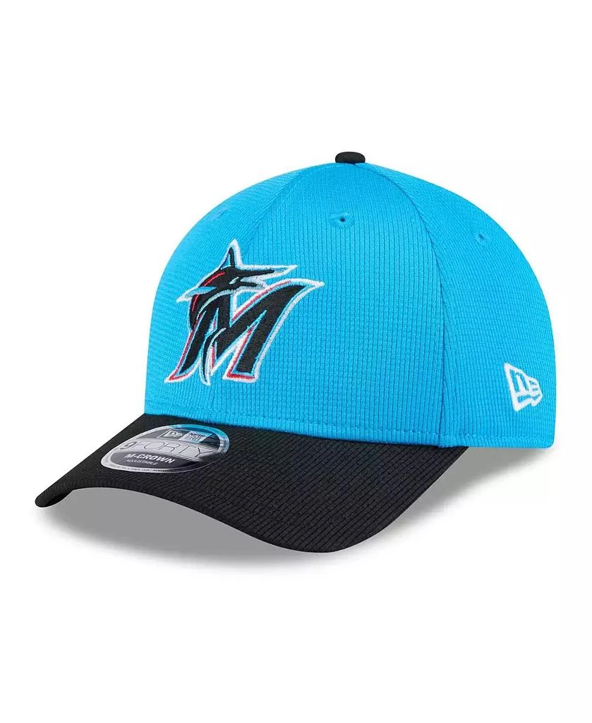 New Era Men's Blue/Black Miami Marlins 2025 Spring Training 9FORTY Adjustable Hat 4