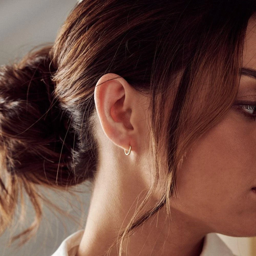 Orelia London Mini Micro Hoop Earrings 3