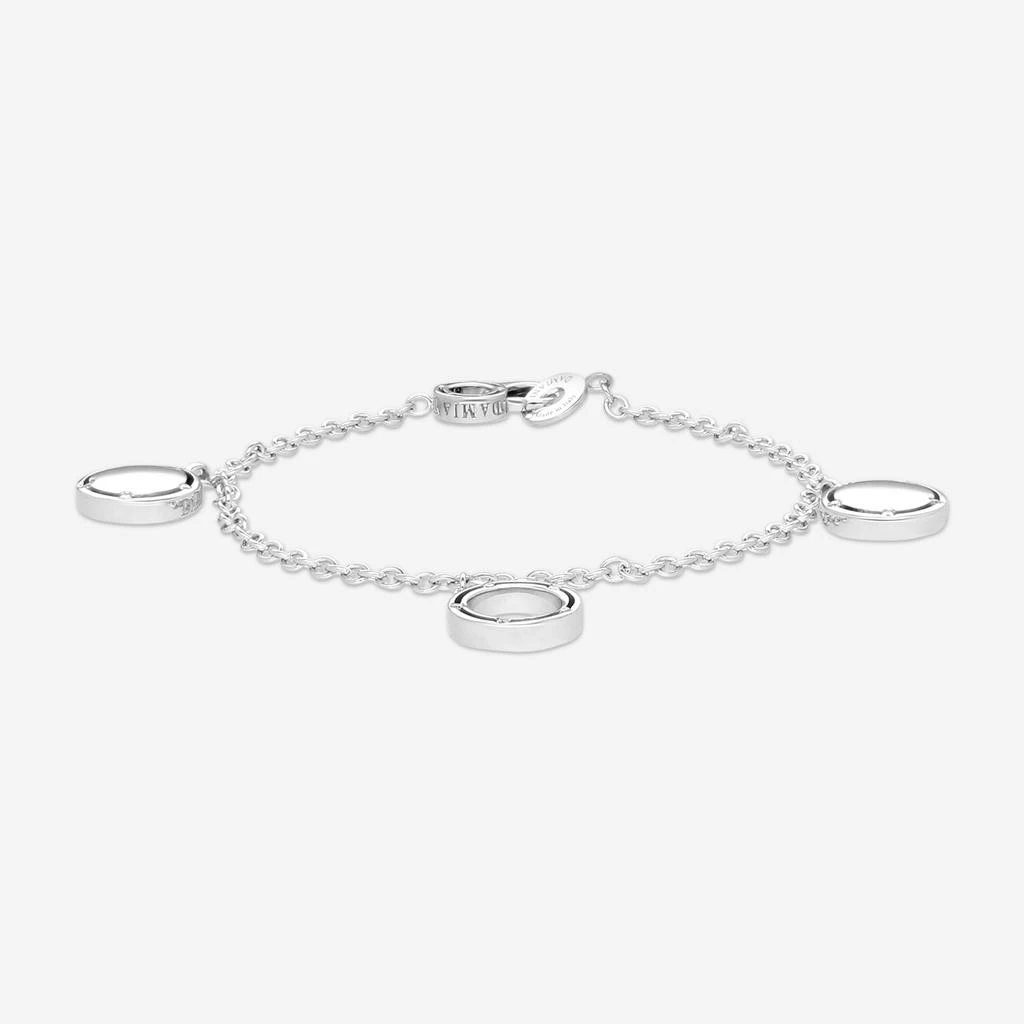 Damiani Damiani 18K White Gold Diamond Charm  Bracelet 20016564 2