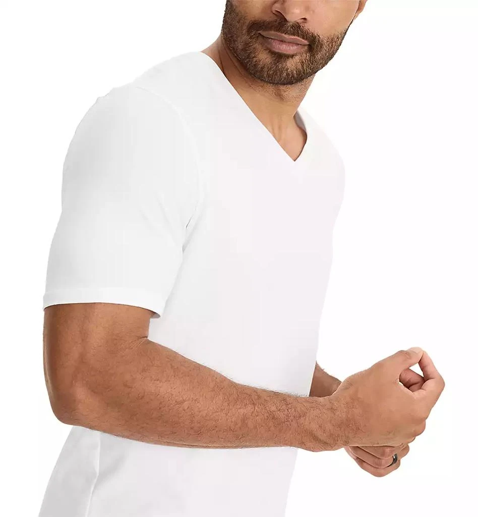 Jockey Men's Stretch Short-Sleeve V-Neck T-Shirts, Pack of 3 4