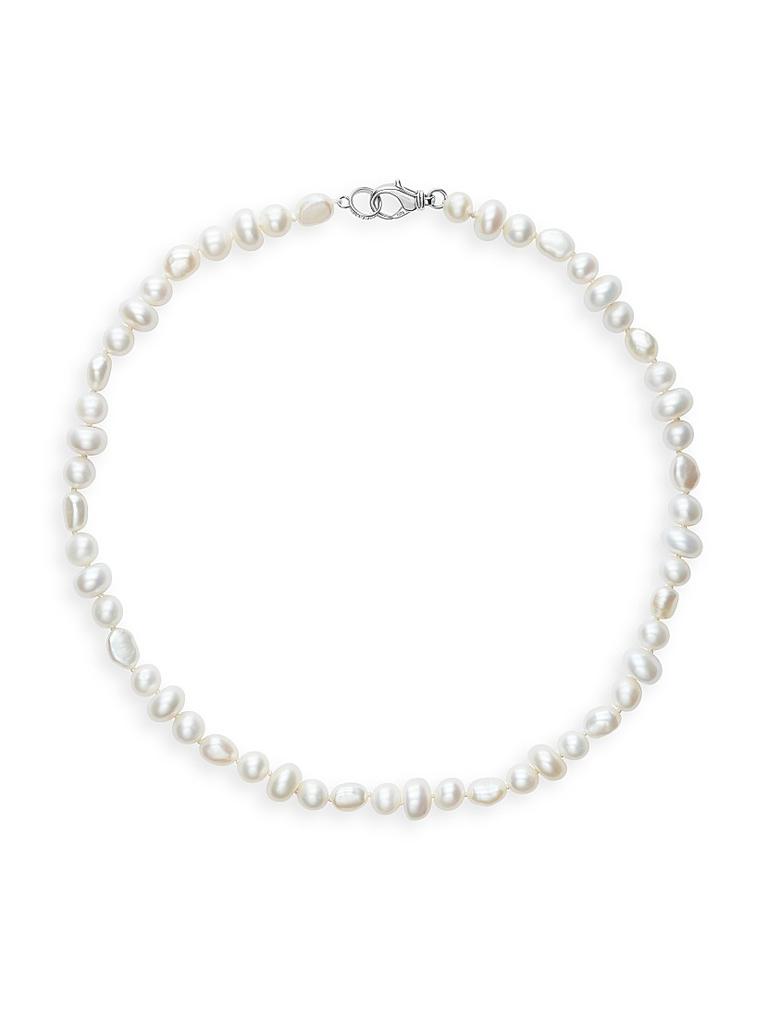 Sheryl Lowe Cultured Pearl Knotted Necklace