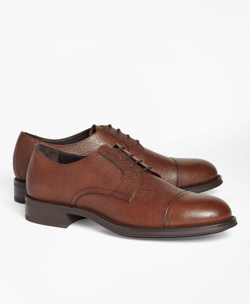 Brooks Brothers 1818 Footwear Textured Leather Captoes