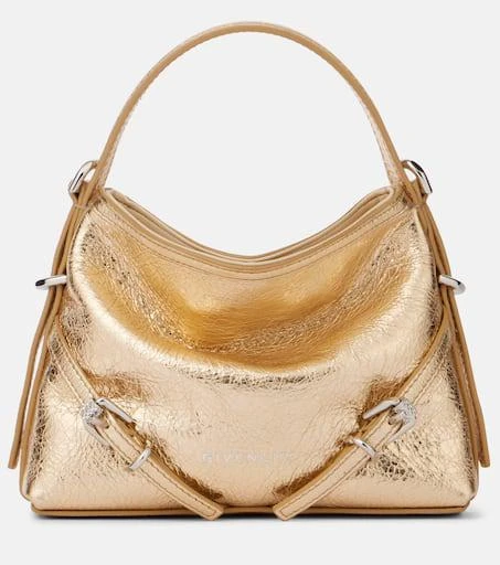 Givenchy Voyou Nano metallic leather tote bag 1