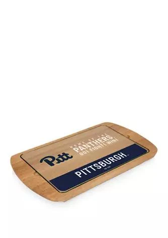 Toscana NCAA Pittsburgh Panthers Billboard Glass Top Serving Tray