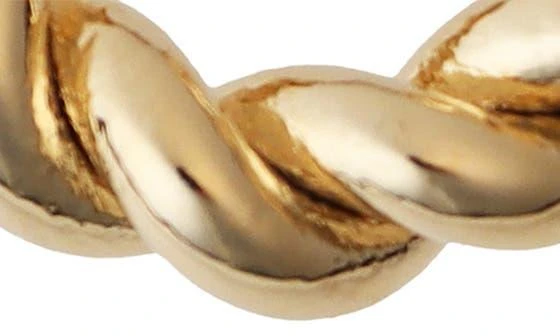 Panacea Twisted Huggie Hoop Earrings 2