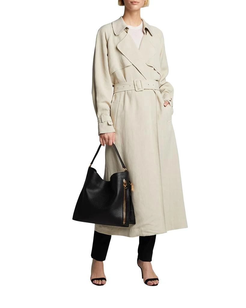 Tom Ford Alix Hobo Small in Grained Leather 5