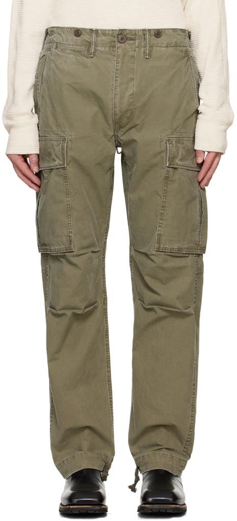 RRL Khaki Surplus Cargo Pants