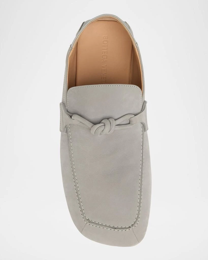 Bottega Veneta Men's Daddy Nubuck Collapsible-Heel Loafers 4