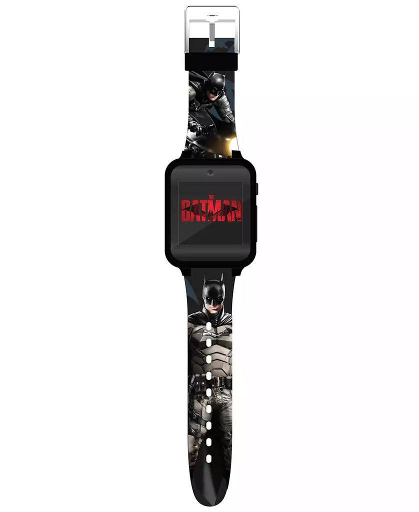 Accutime Unisex Black Silicone Strap Smart Watch