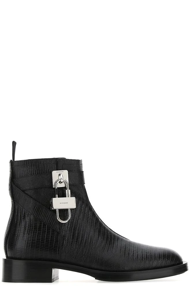 Givenchy Givenchy Padlock Detail Ankle Boots - IT35 / Black 1
