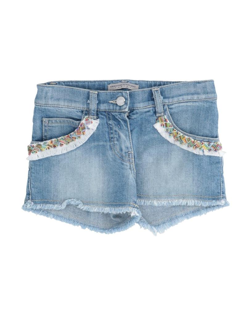 パンツ Ermanno Scervino Denim Bermuda Shorts ERMANNO Ermanno Scervino Rhinestone Embellished Bermuda