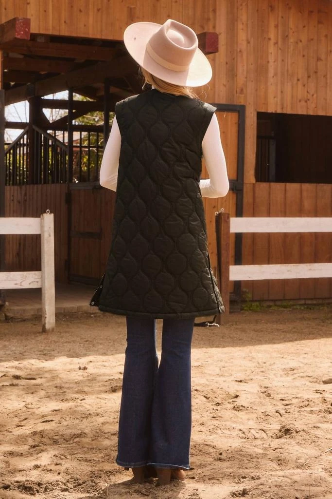 Oddi Oddi - Long Quilted Vest Jacket 3