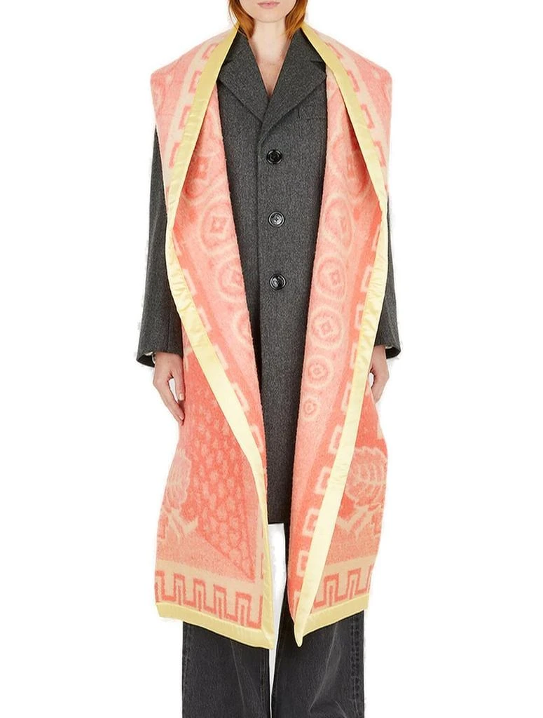 Meryll Rogge Meryll Rogge Blanket Draped Buttoned Coat 1