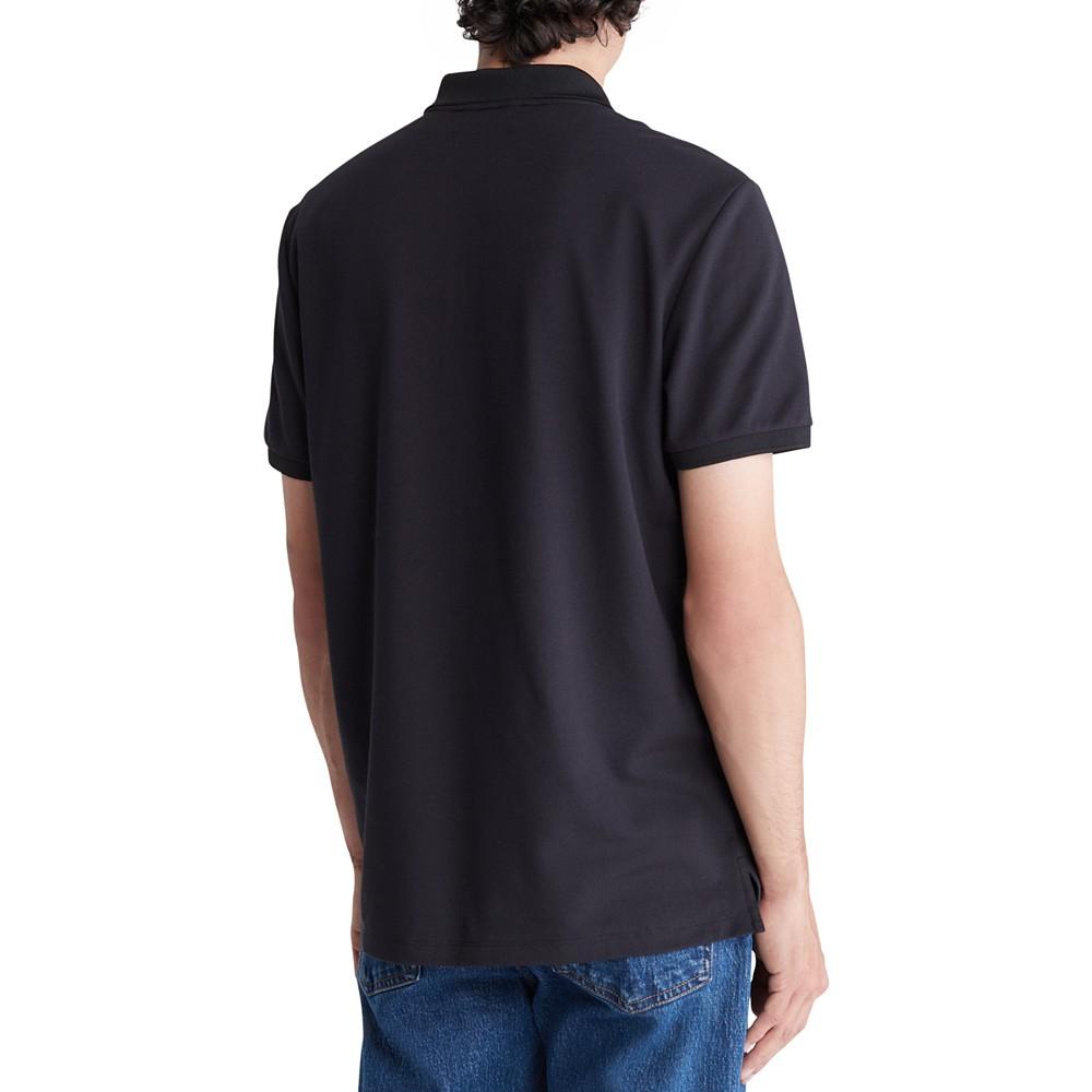 Calvin Klein Men's Athletic Tech Zip Polo Shirt