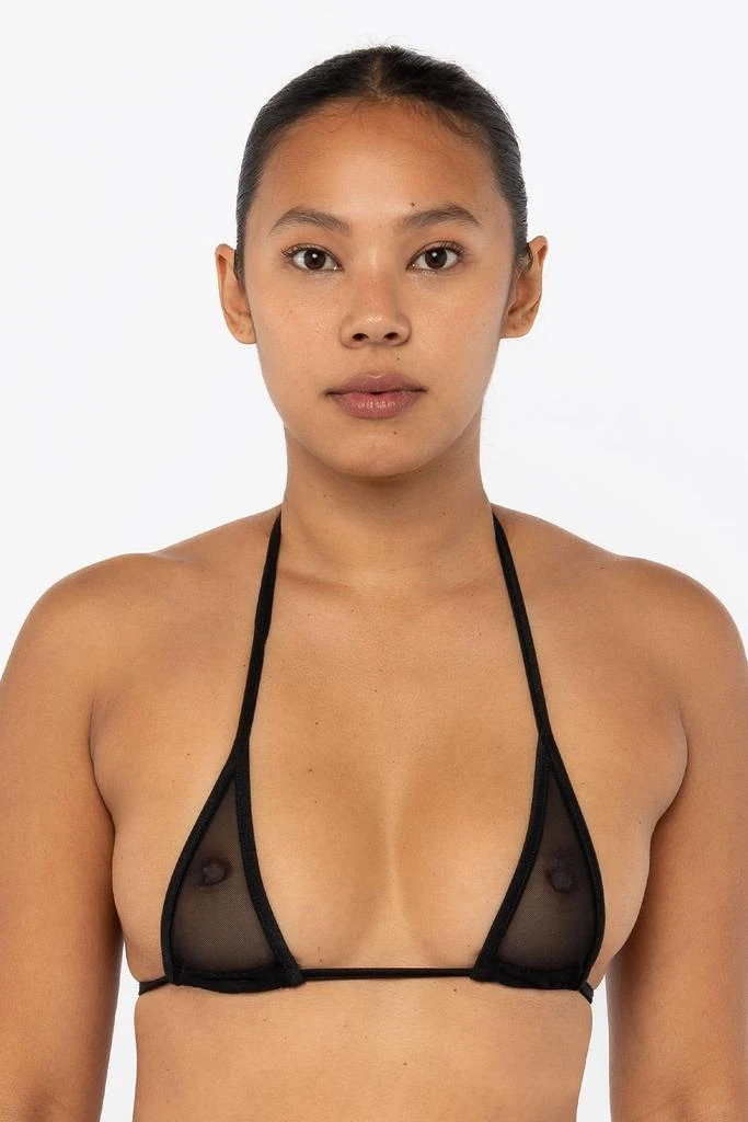 Los Angeles Apparel RNS003 - Micro Mesh Micro Triangle Top 1
