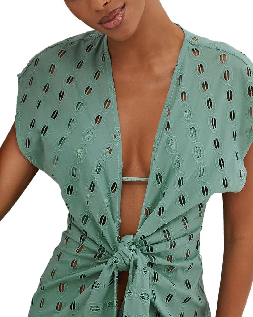 Vix Swimwear Sasha Eyelet Cover-Up Dress 3