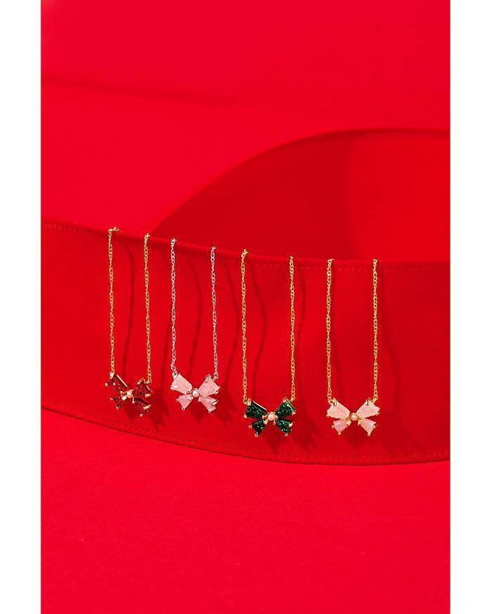 Kendra Scott Blair Drusy Stone Bow Adjustable Pendant Necklace in 14K Gold Plated, 19" 3
