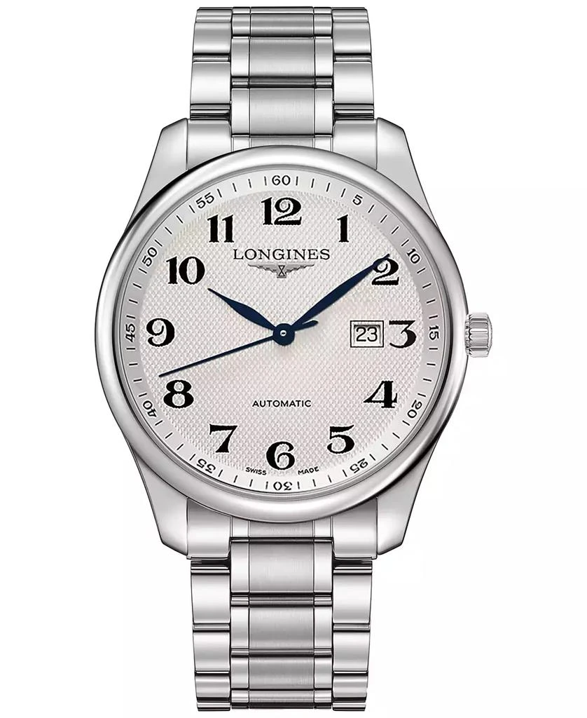 Longines Men
s Swiss Automatic Master Stainless Steel Bracelet Watch 42mm