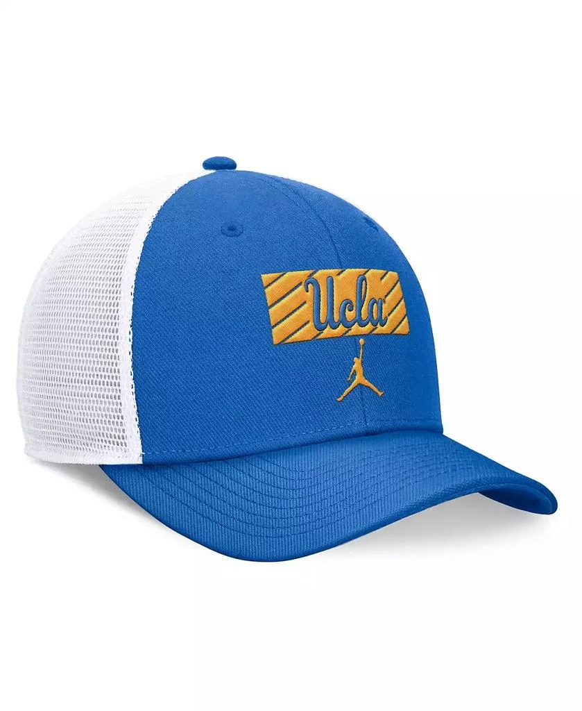 Jordan Men's Blue/White UCLA Bruins 2024 Sideline Trucker Adjustable Hat 4