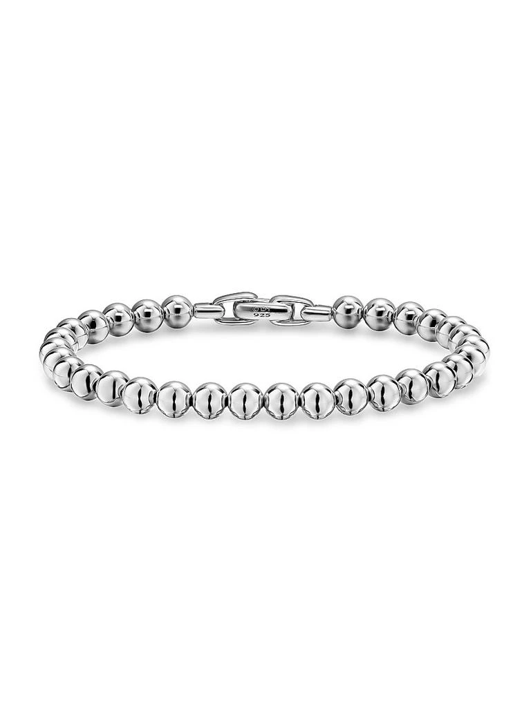 David Yurman Spiritual Beads Metal Bead Bracelet in Sterling Silver, 6MM