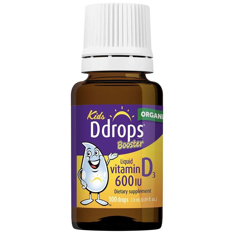 Ddrops Booster Kids Organic Liquid Vitamin D3 600IU 2