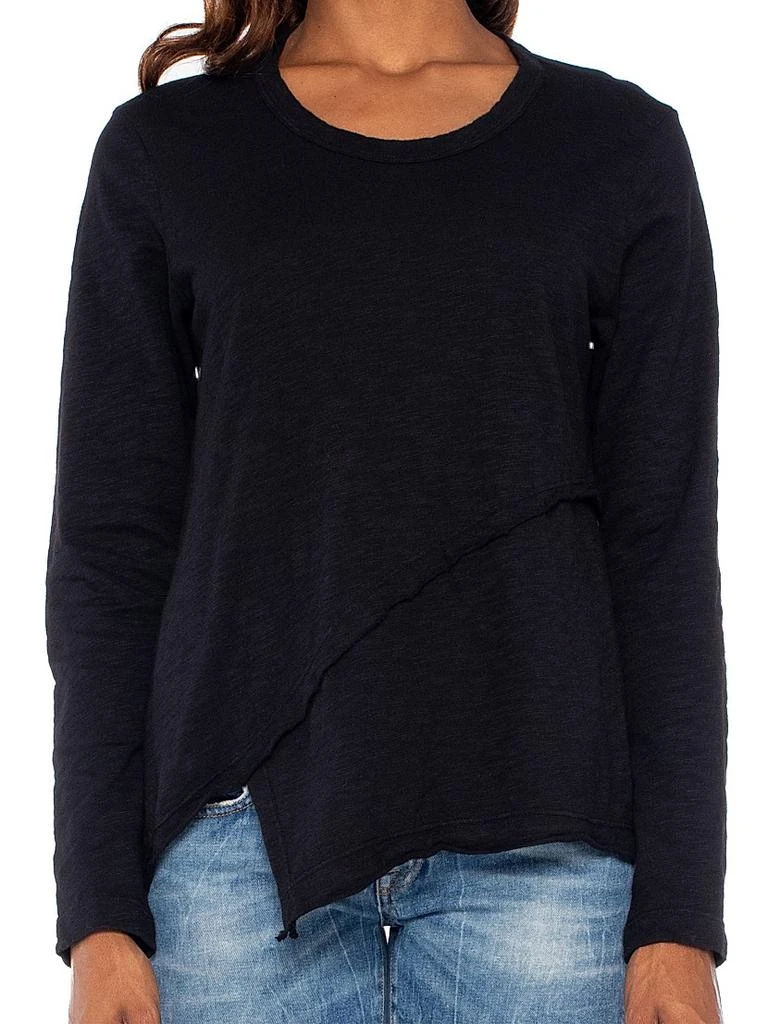 Wilt Crew Long Sleeve Easy Crossover Hem 7