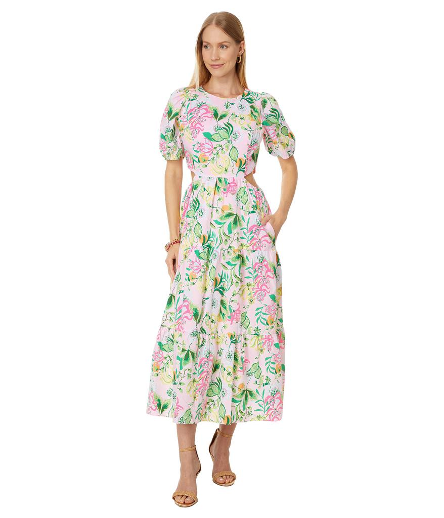 Lilly Pulitzer Lyssa Short Sleeve Cotton Midi Dress