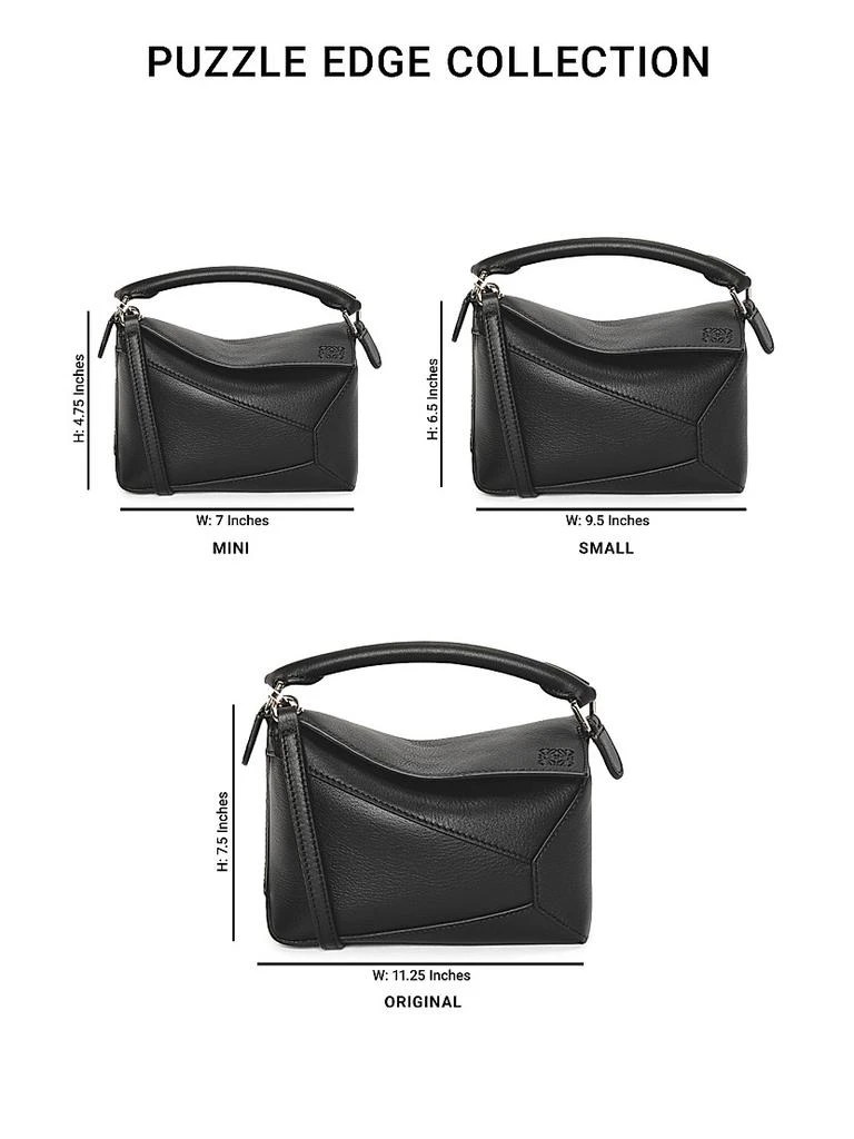Loewe Mini Puzzle Edge Leather Shoulder Bag 9