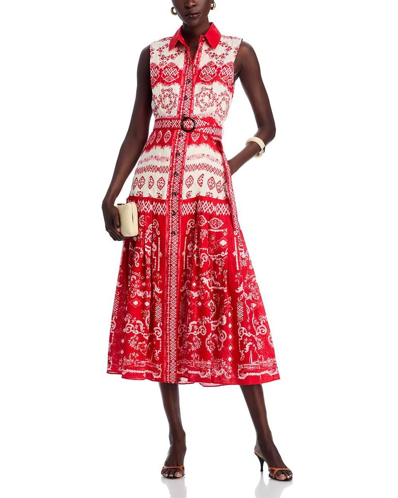 marcie linen dress Citadelle Linen Maxi Dress White / MED