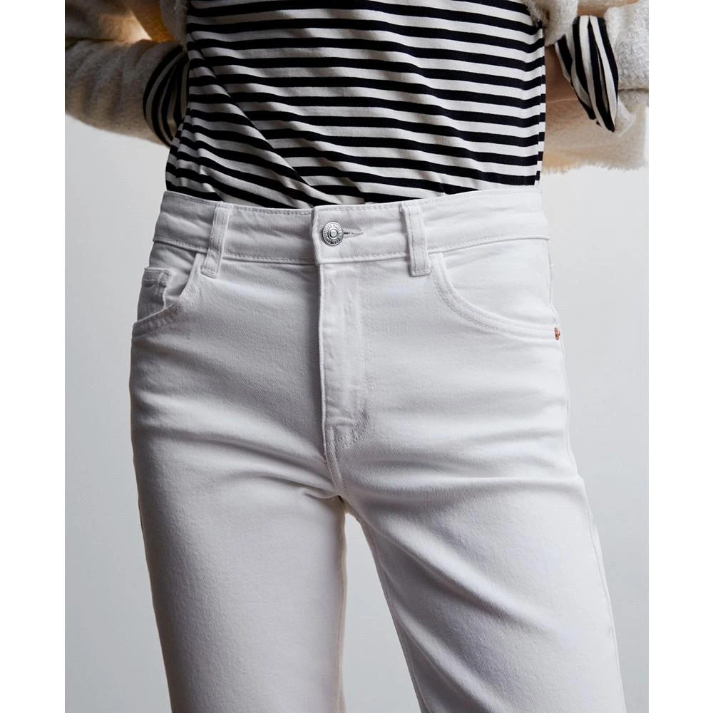 Mango Women's Mid-Rise Straight Jeans 5
