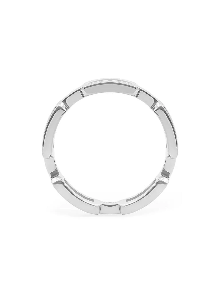 Bernard James Unisex Sterling Silver Originals Troy Ring Set 6