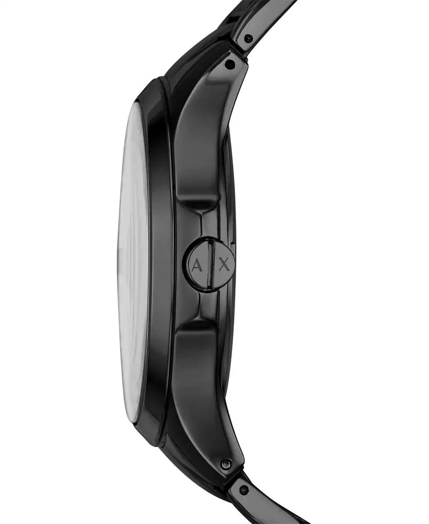 Armani Exchange Watch, Men's Black Ion Plated Stainless Steel Bracelet 46mm AX2104 2