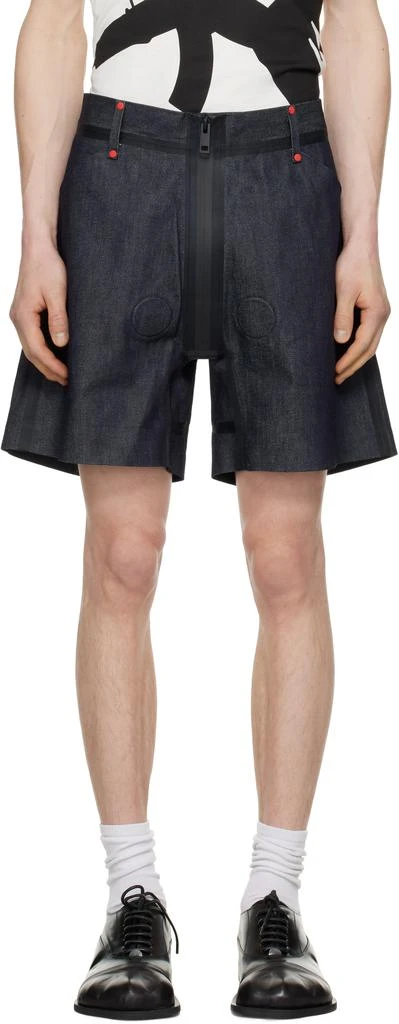 Walter Van Beirendonck Navy G-Star Edition Basic Denim Shorts