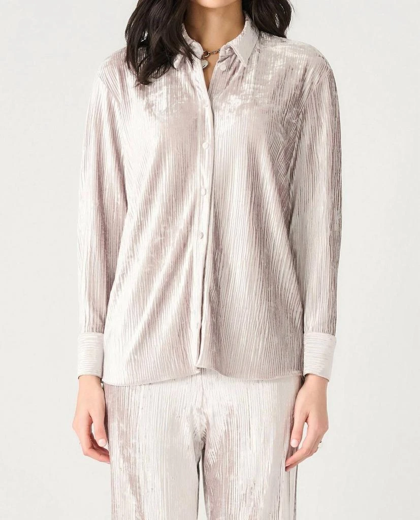 Dex Dex - Plisse Velvet Blouse 1