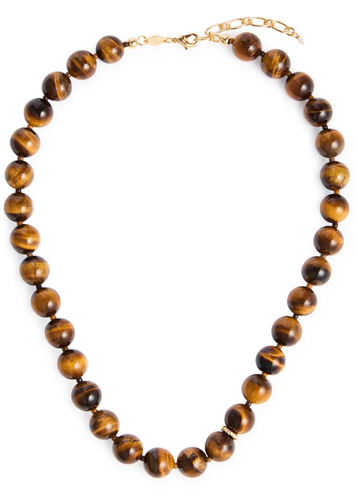 Anni Lu Eye Of The Tiger beaded necklace