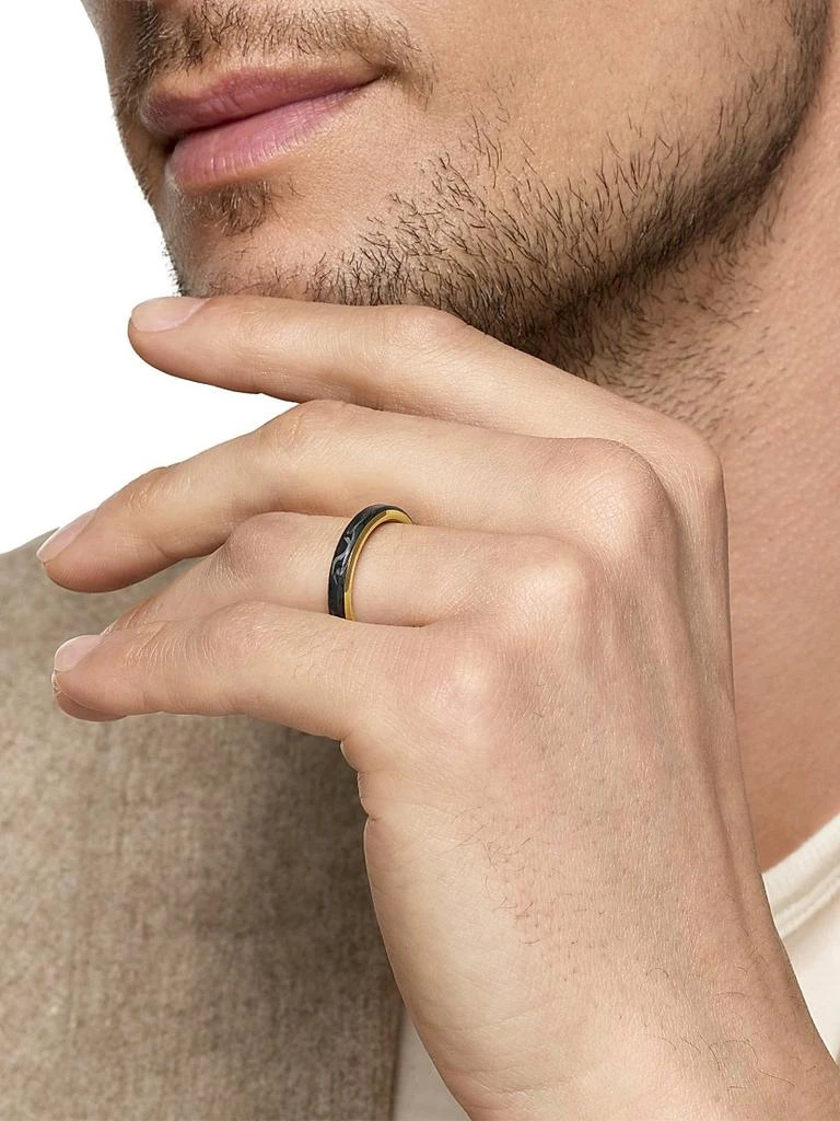 David Yurman Streamline Band Ring in 18K Yellow Gold 2
