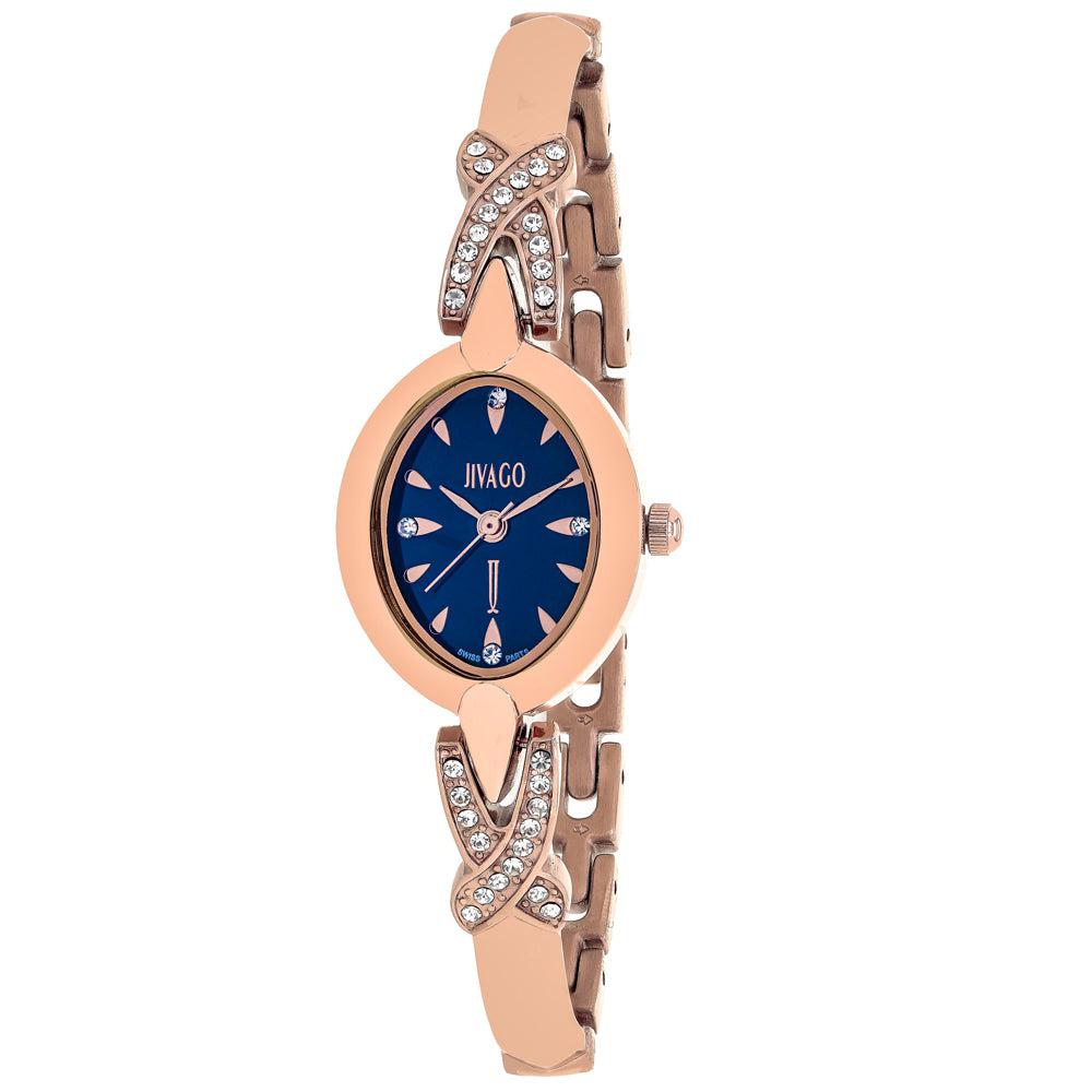 JIVAGO Women's Blue dial Watch