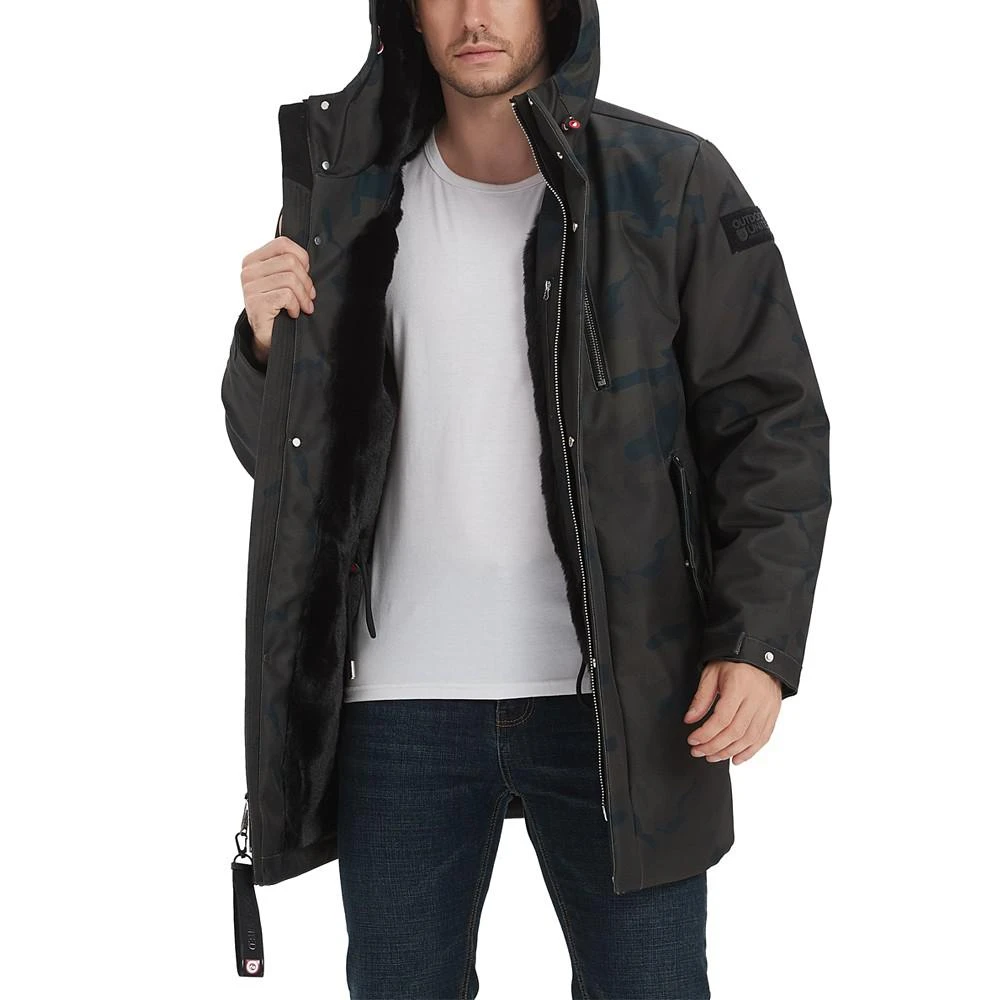 Outdoor United Men's Calvary Twill Faux Fur-Lined Parka 4