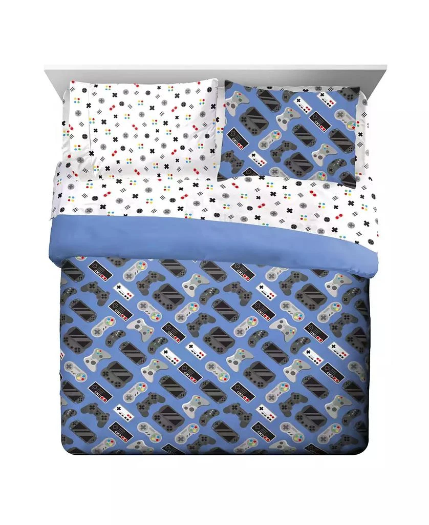 Saturday Park Gamer 100% Organic Cotton Queen Bed Set 4