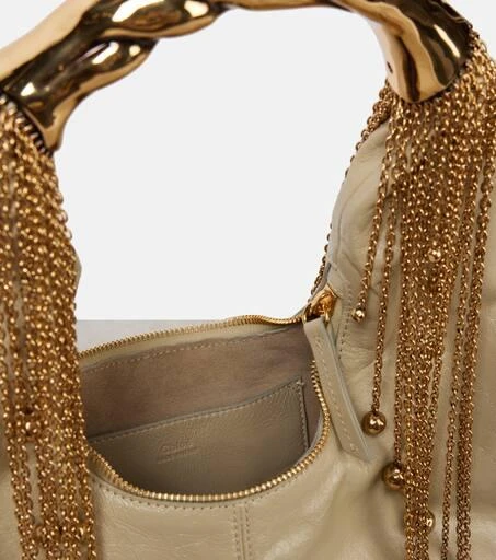 Chloé Twisted Shell leather shoulder bag 3