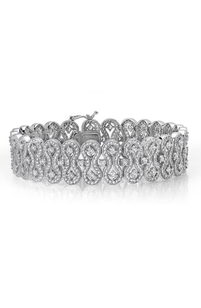 Lafonn Classic Simulated Diamond Filigree Bracelet