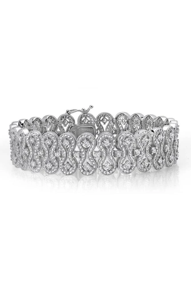 Lafonn Classic Simulated Diamond Filigree Bracelet 1