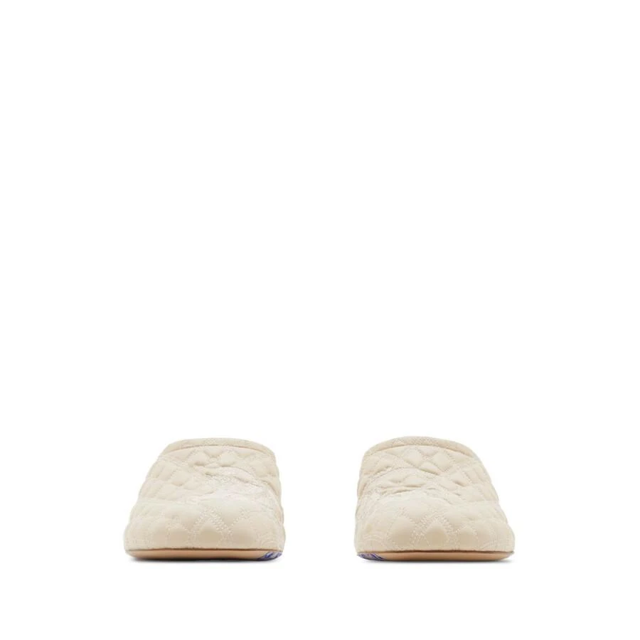 Burberry Embroidered Quilted Mules 3
